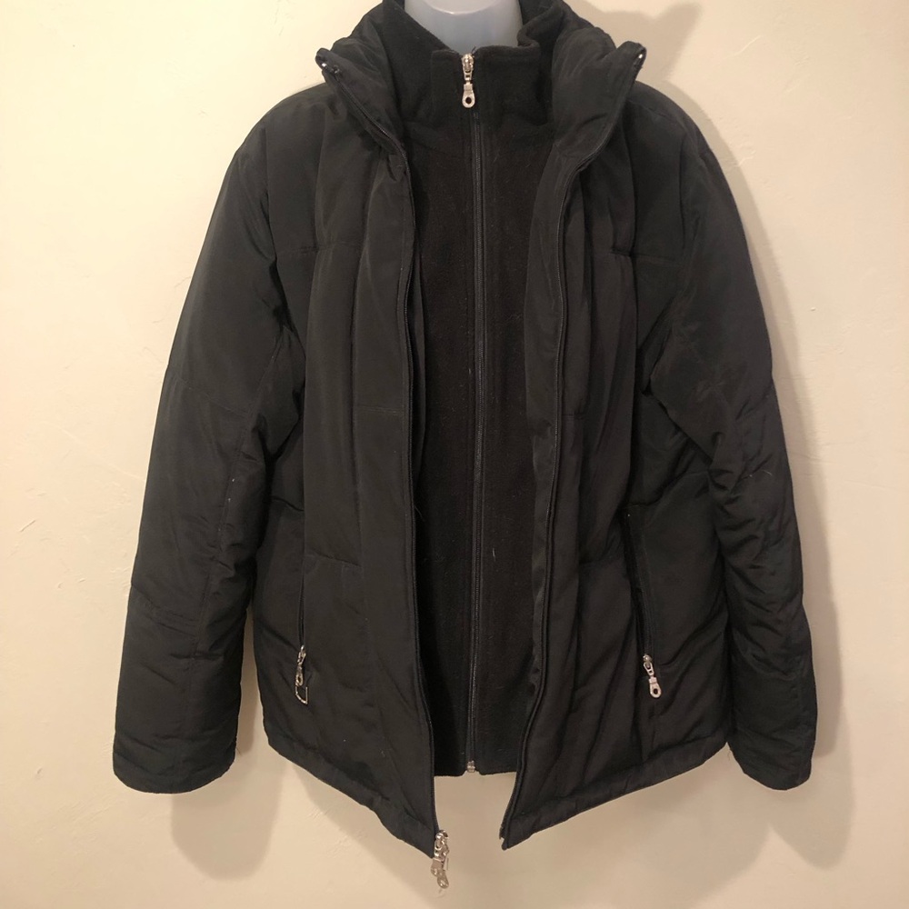 Larry Levine Down Winter Jacket Size Large